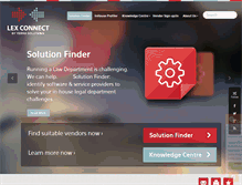 Tablet Screenshot of lex-connect.net